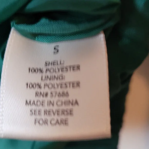 Outer Edge Ladies Green Windbreaker Size Small - Picture 3 of 7